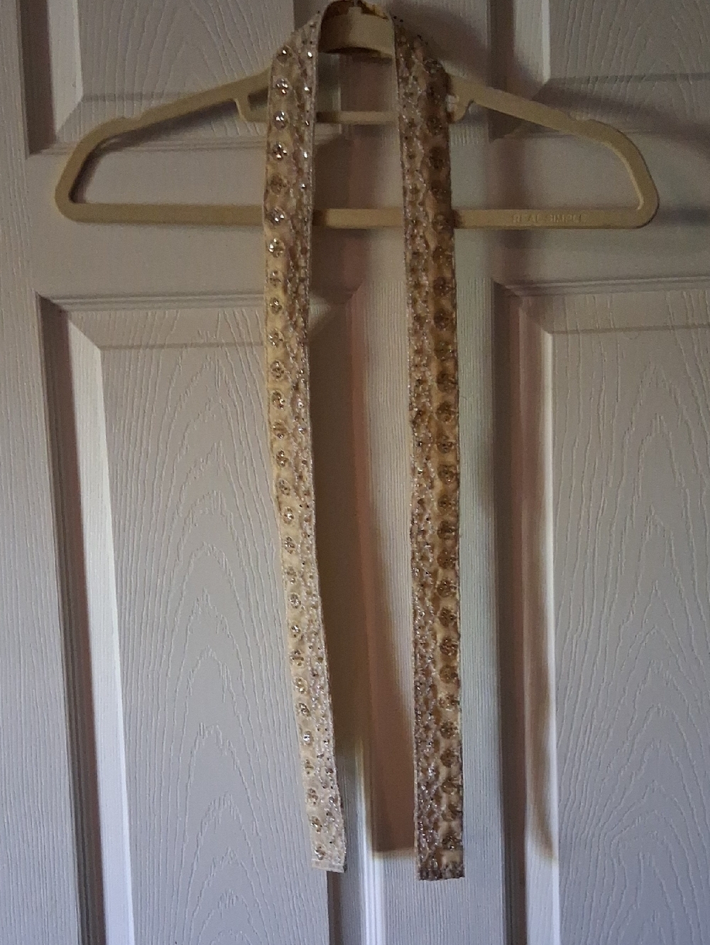 Embellished Cream Women's Decorative Belt